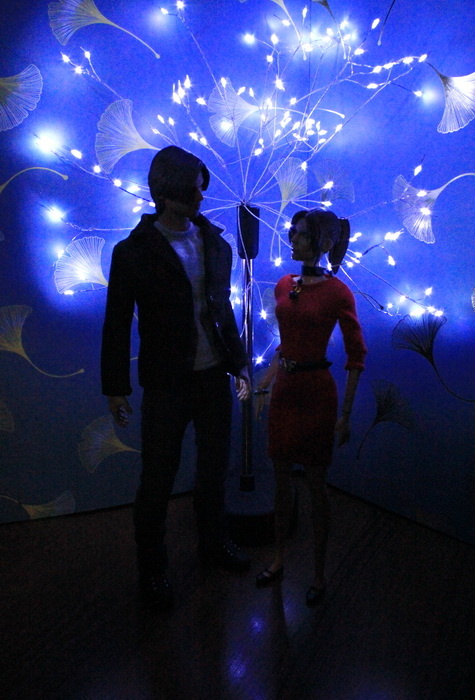 У волшебной светящейся штуки от которой я тащуся. ))