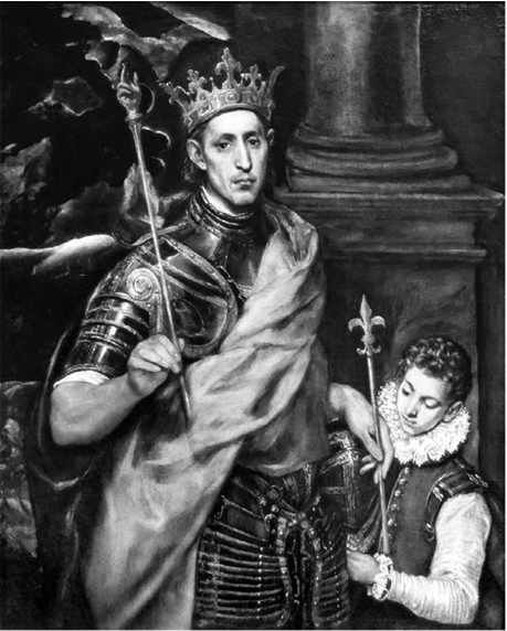 Эль Греко. Король Франции Людовик IX Святой.

XVI век. Лувр, Париж