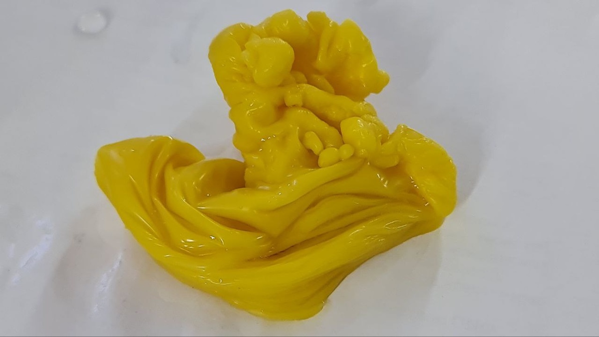 Так выглядит отлитый воск