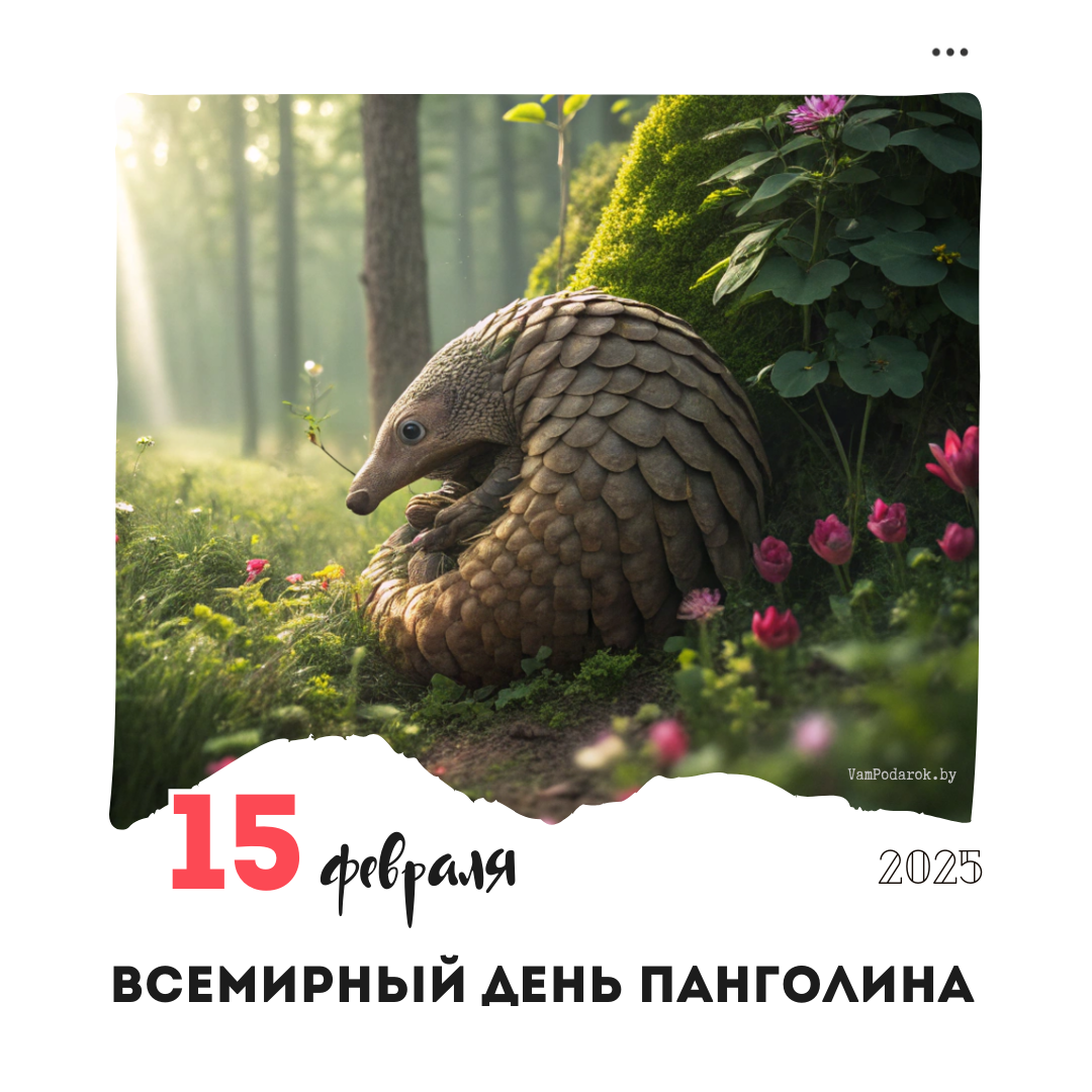 15 февраля – Всемирный день панголина