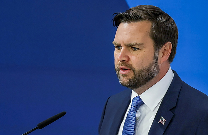    Вице-президент США Джей Ди Вэнс.Leah Millis/Reuters