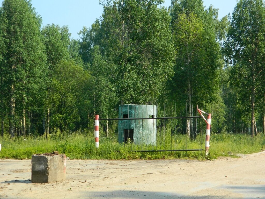 Въезд на территорию части