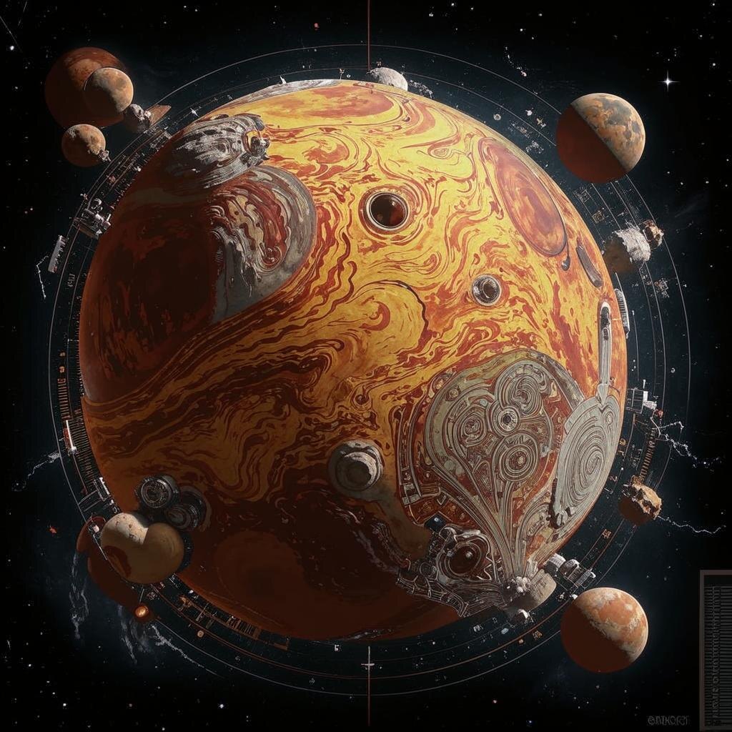 Хочешь спутников? Выбирай! Источник - нейросеть.