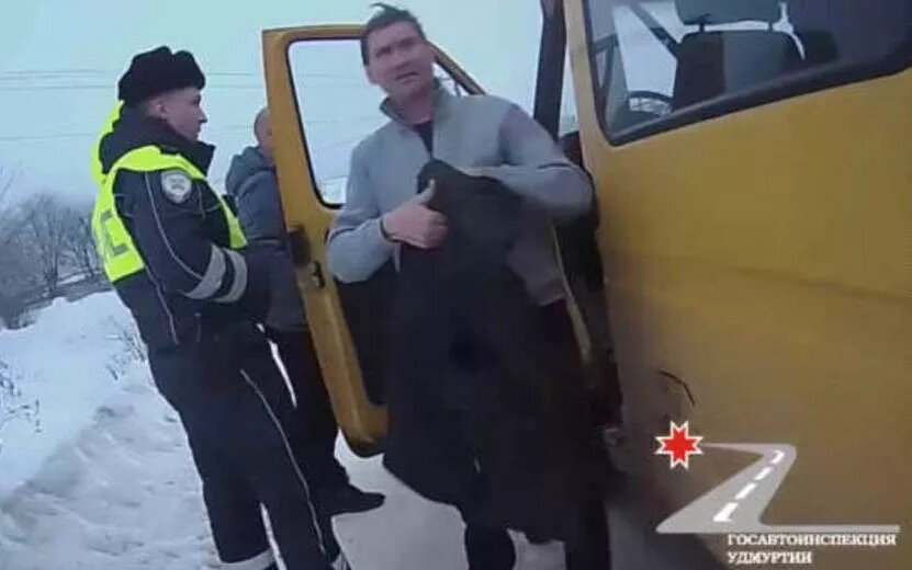    В Игринском районе Удмуртии поймали пьяного водителя микроавтобуса