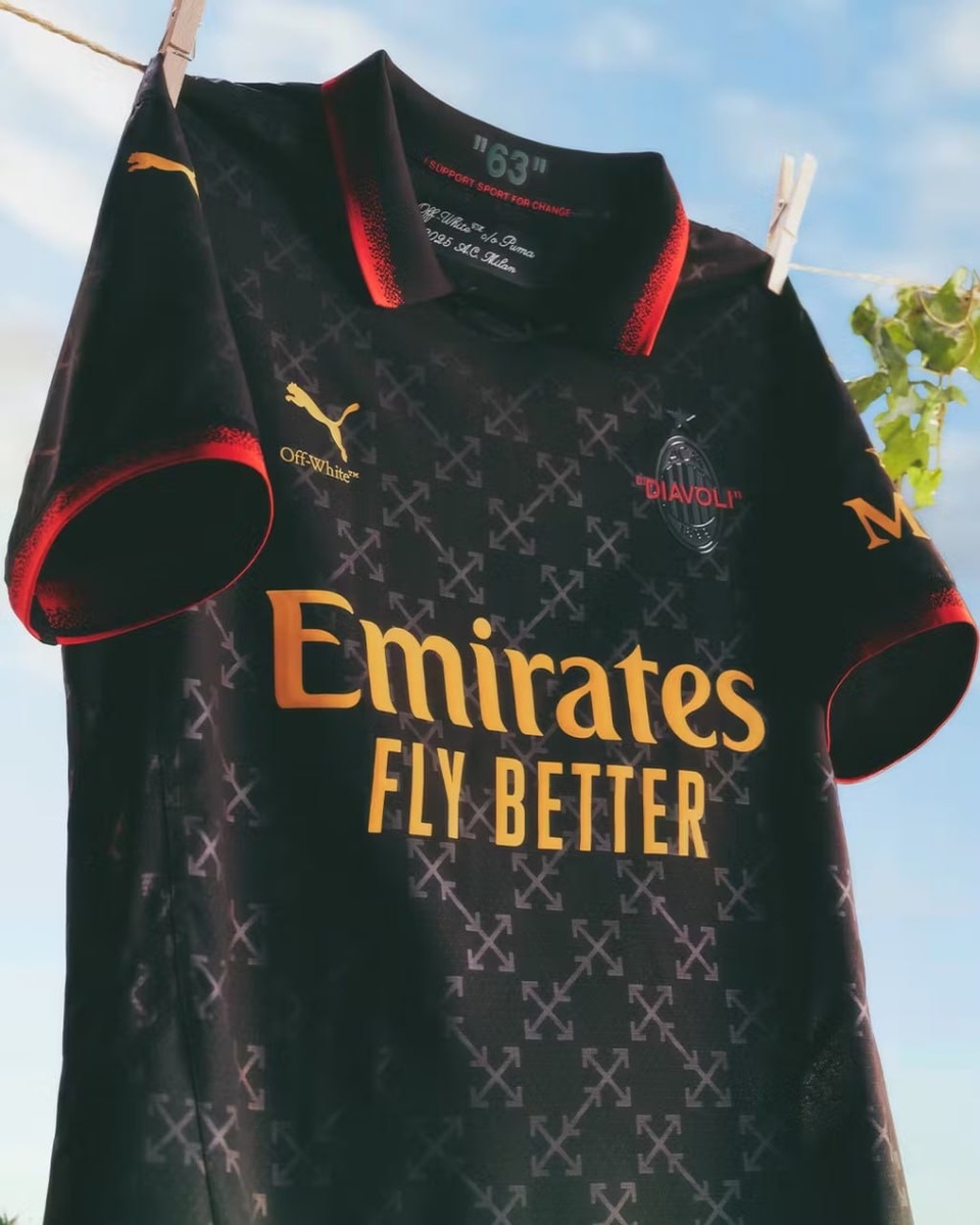 «Милан» представил новую форму в коллаборации с Off-White и PUMA  