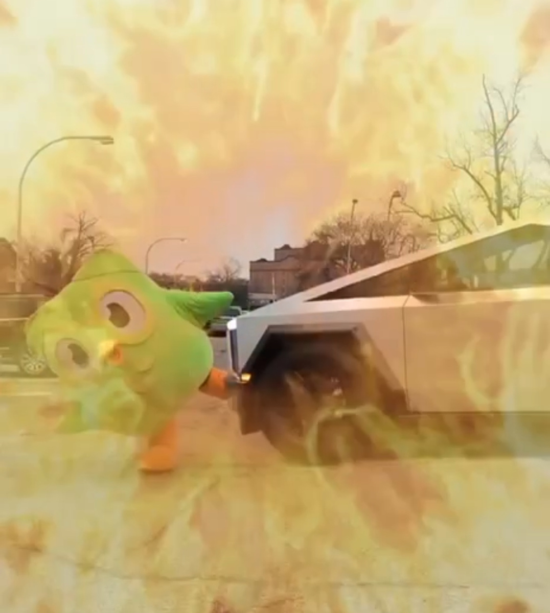 Duolingo устроил вирусный движ вокруг своего маскота