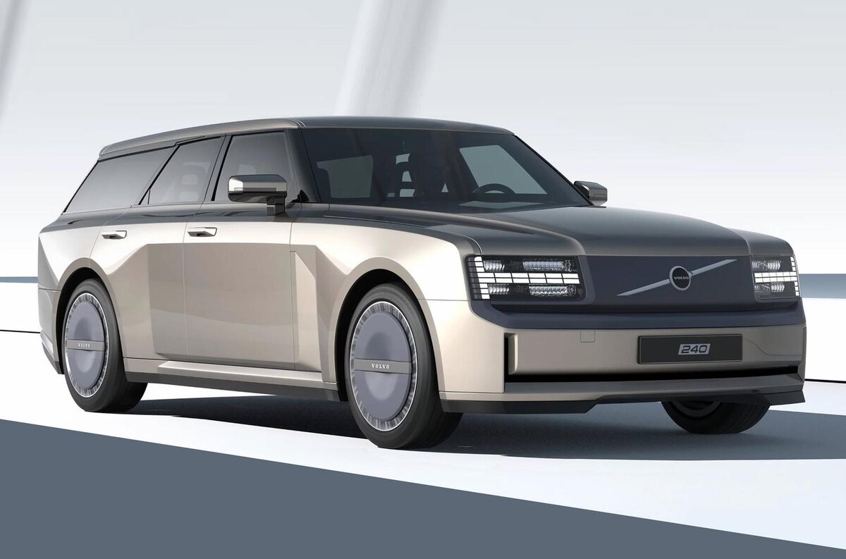 Фары «Молот Тора», широкие крылья и броские колеса. ...... И все же что-то во внешнем виде этого универсала говорит нам о том, что это не современный автомобиль, а самый настоящий киберпанк. ......