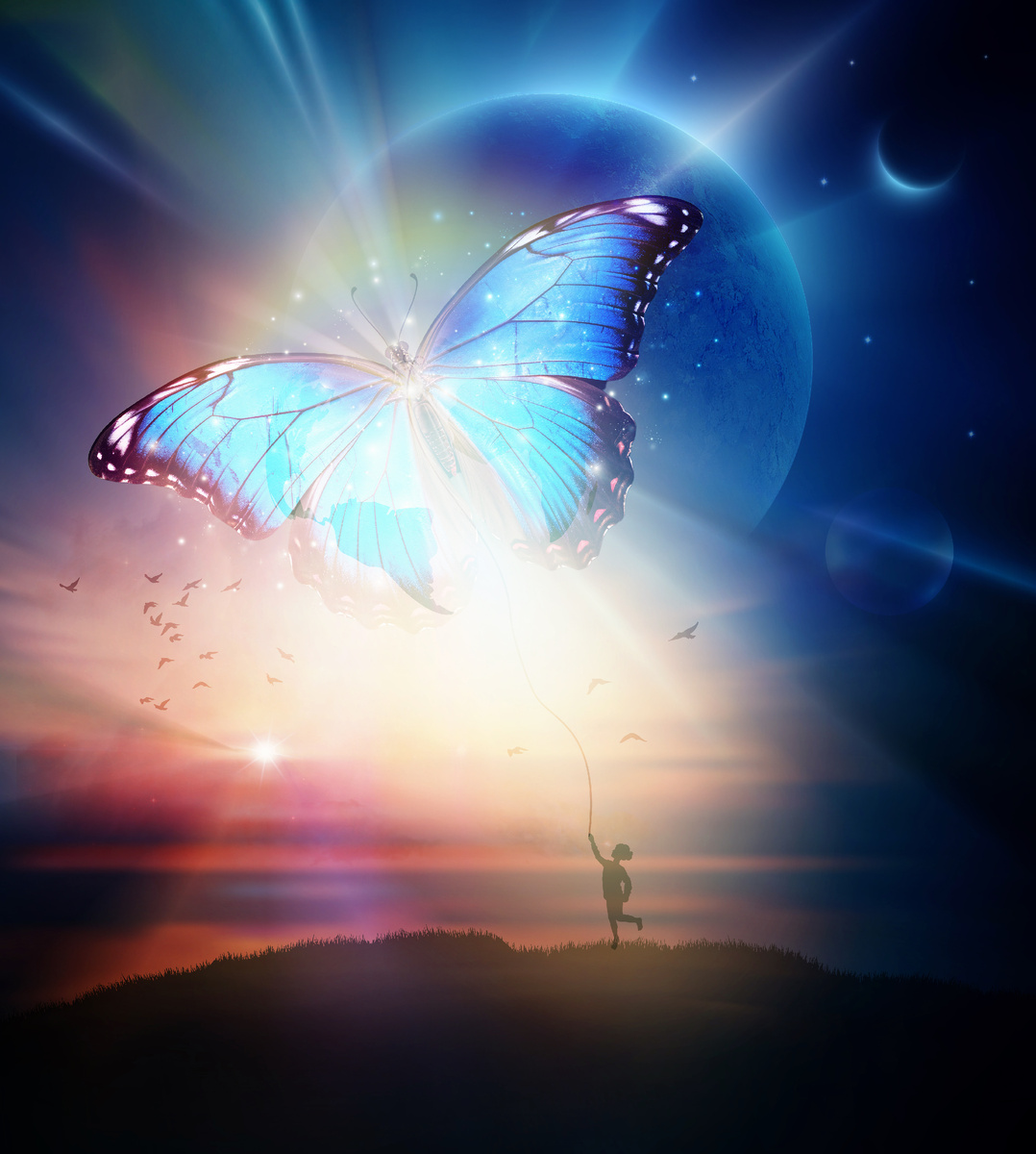 источник https://www.dreamstime.com/spiritual-release-inner-child-dreams-hope-wishes-butterfly-metamorphosis-transformation-awakening-destiny-new-moon-image295554150, Alexandra Barbu | Dreamstime.com