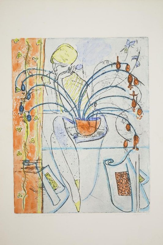 Колорит. 93,5х62, бум., офорт с монотипией