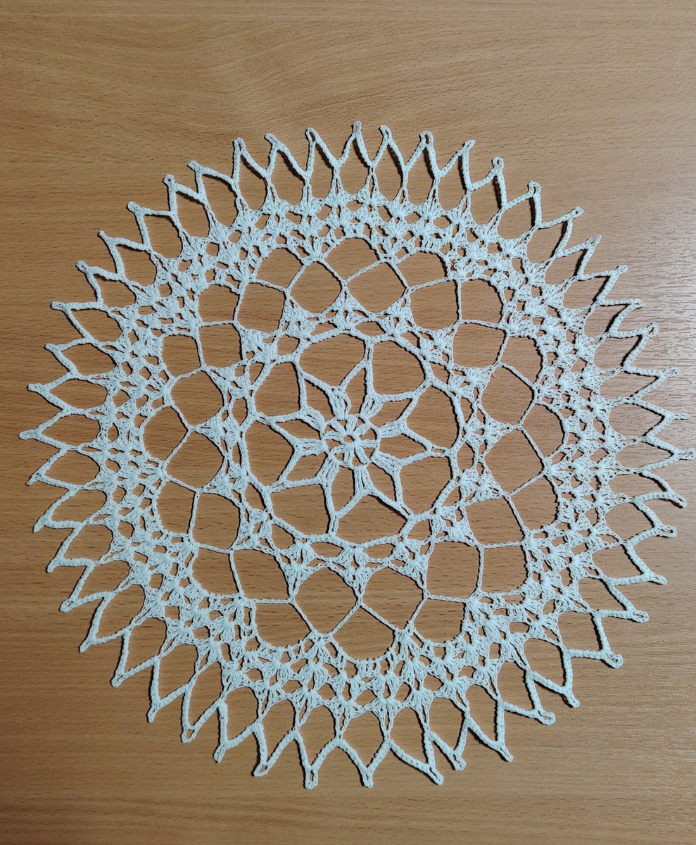 Салфеточка, без блокировки, диаметр примерно 30см