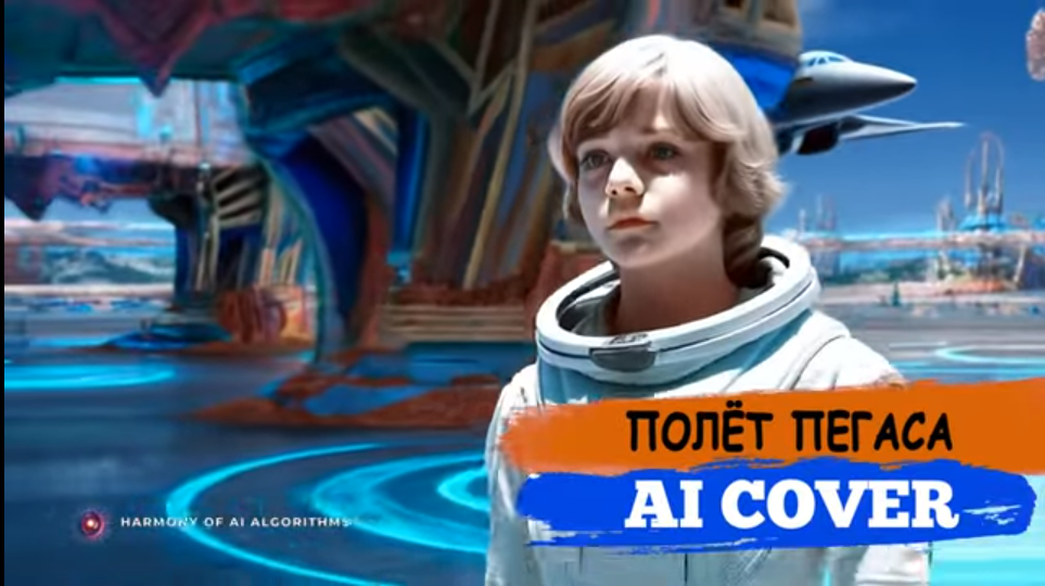 кадры из тестовой анимации со страницы Harmony Al