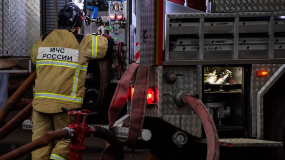    Пожарные ликвидировали открытое горение в пансионате Анапы Роман Захаров