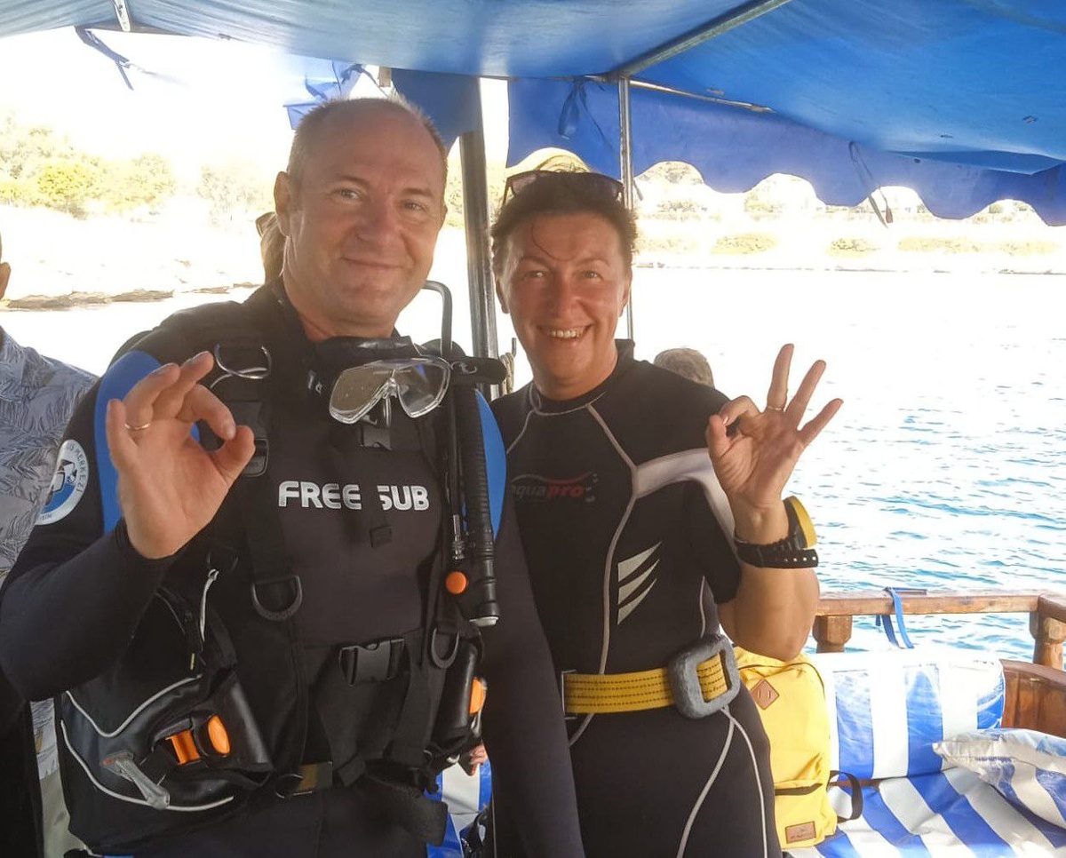 С моим самым любимым напарником по дайвингу