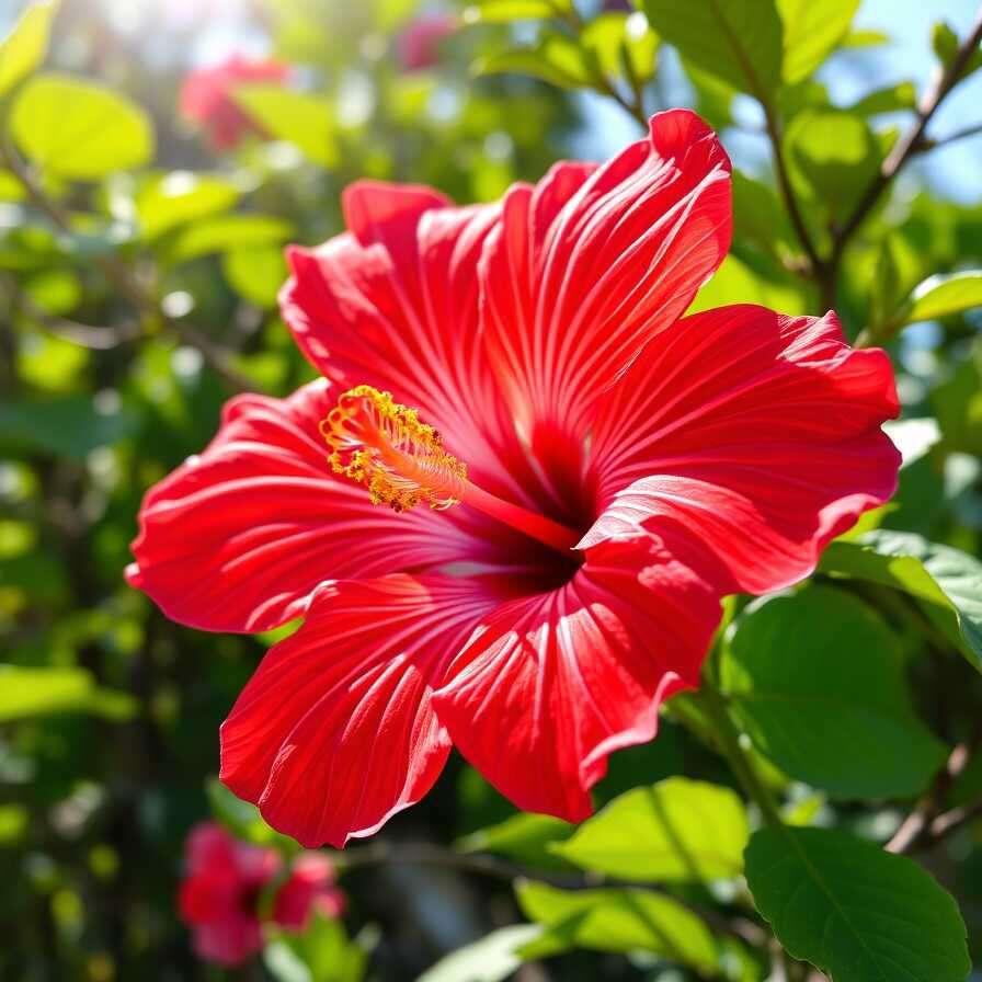 Цветок Гибискуса 