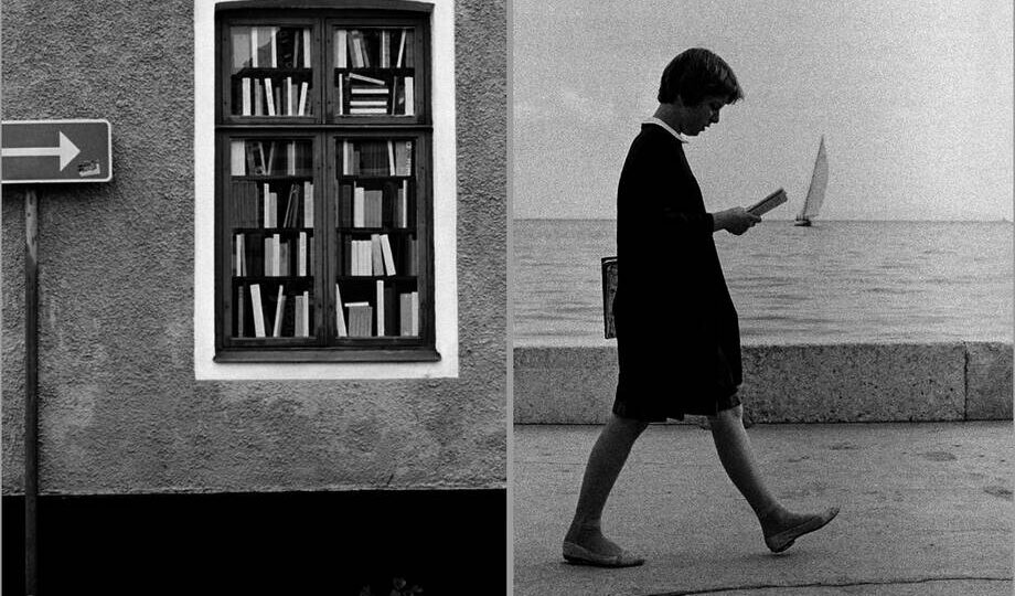 Британский фотограф годами собирал коллекцию снимков, на которых люди читают