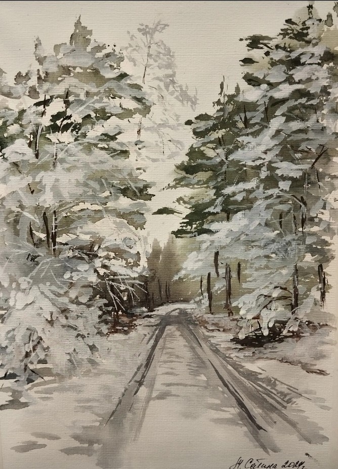 Картина художницы Марины Сатиной 