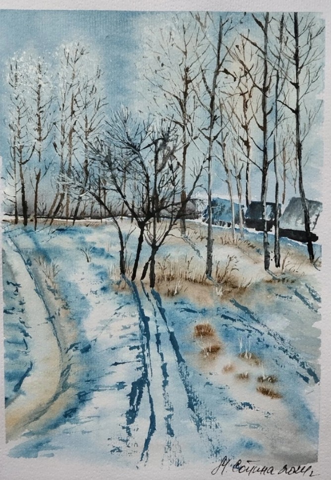 Картина художницы Марины Сатиной 