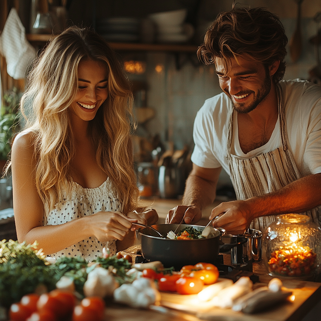 Романтика, пп-питание, отношения в паре, любовь 