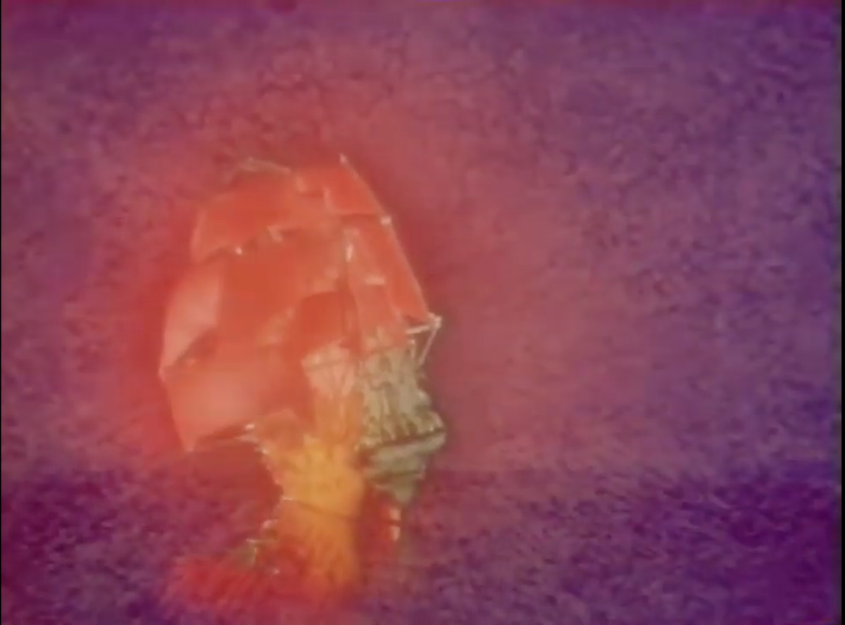 Кадр из телефильма "Ассоль" (1982). Та самая феерия для Ассоль. Скриншот автора