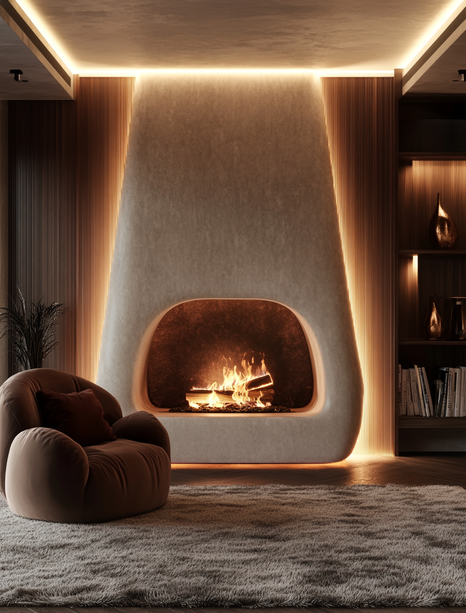    Создайте уютный дом: пошаговое руководство по созданию портала для камина из гипсокартона Kamin