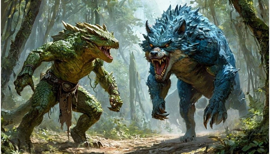 Яшу и Сукр (два основных типа "монстров" вселенной)