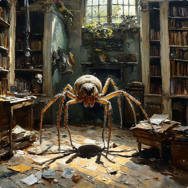 Коллаж паук…