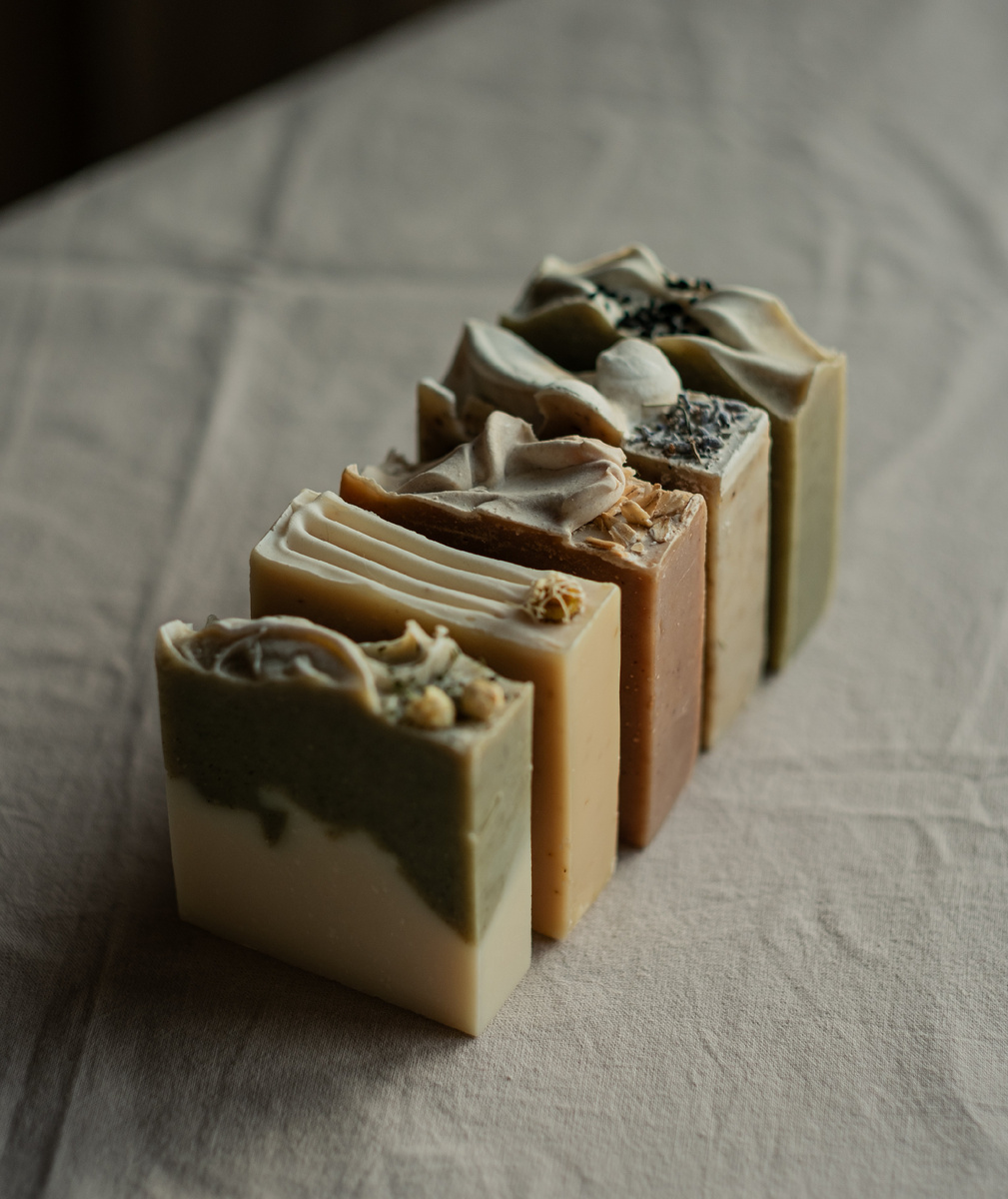 Часть ассортимента мыла от "Точки уюта"