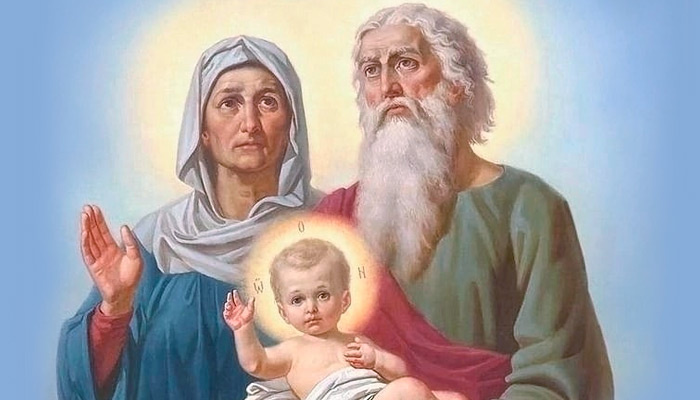 Святые Симеон и Анна с Иисусом Христом. Фото: svyatsy-shop.ru