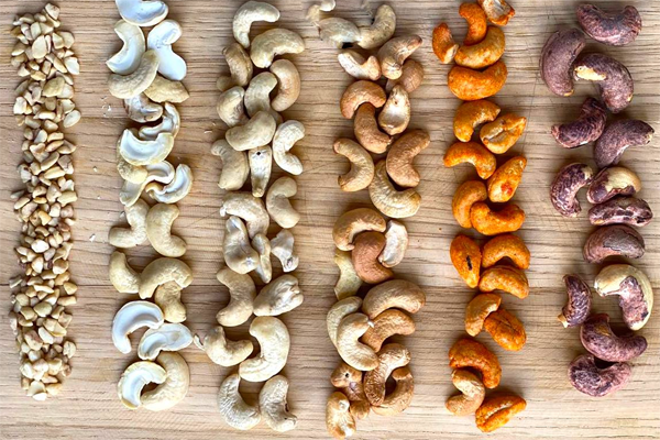 Разные виды кешью