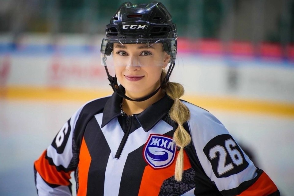    Елизавета Павлова хоккейный судья из Челябинска. Фото: из личного архива Елизаветы Павловой