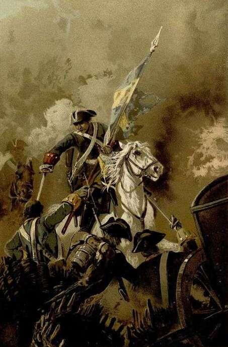 Н. Н. Каразин. Нижегородский драгун берёт шведское знамя