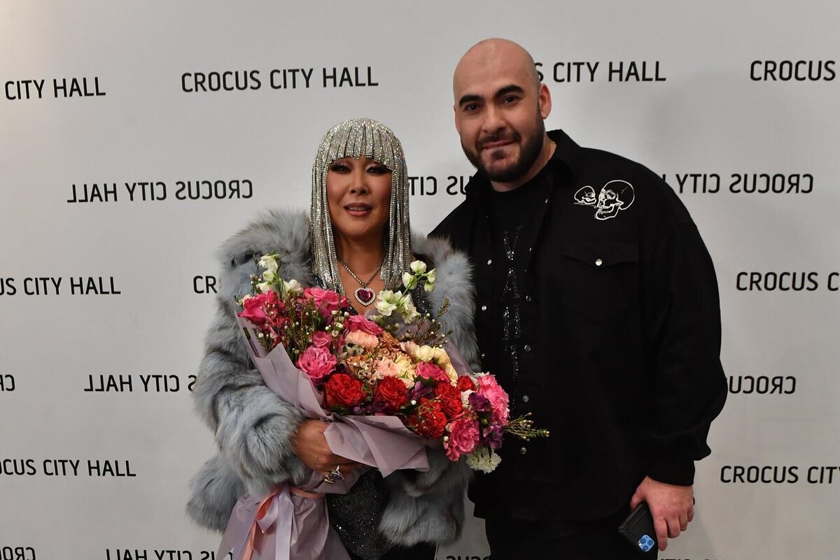    Анита Цой с мужем. © Komsomolskaya Pravda/globallookpress.com