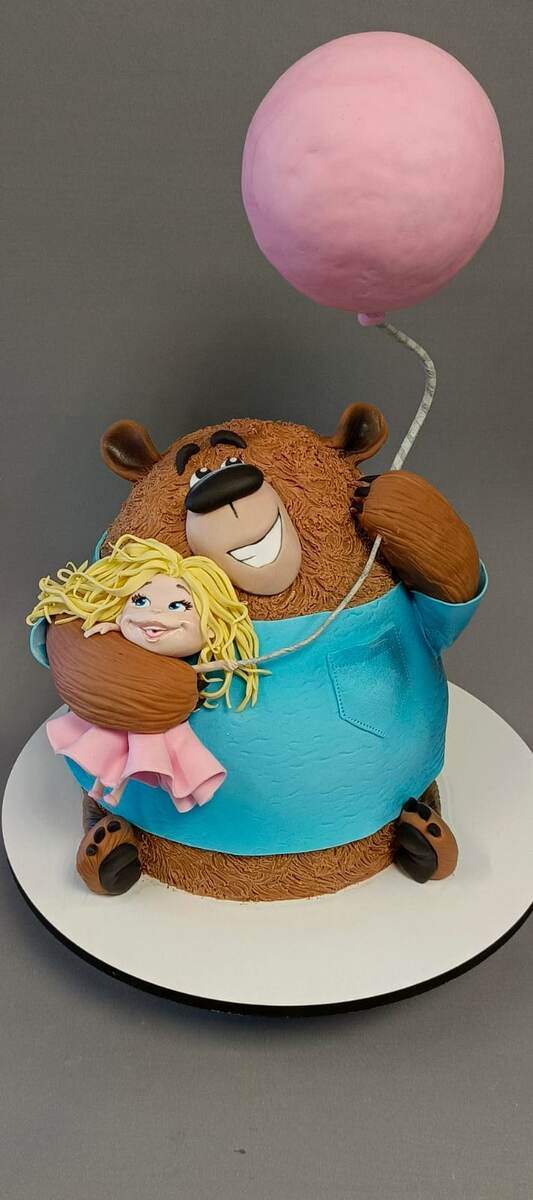 Вот такой тортик...фото автора