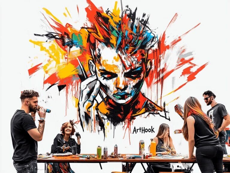    Граффити на тематической вечеринке: как создать незабываемое праздничное оформление и удивить гостей креативным декором Art-Hook.Ru