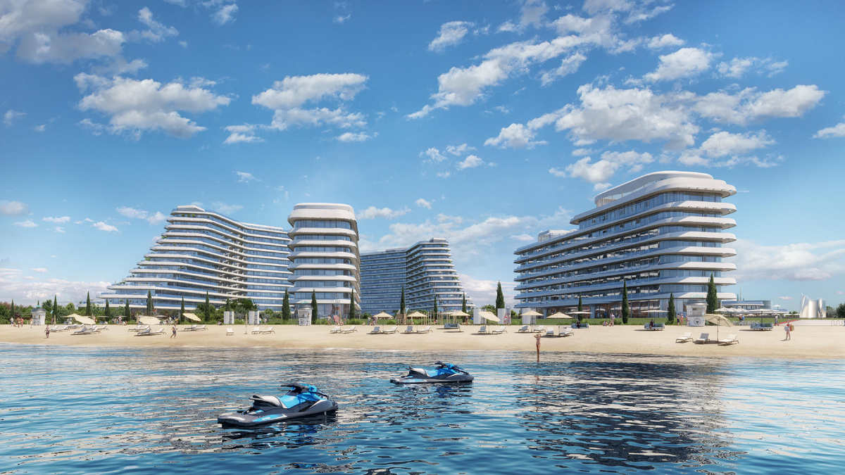 Рендер Tempo - первая линия и свой пляж