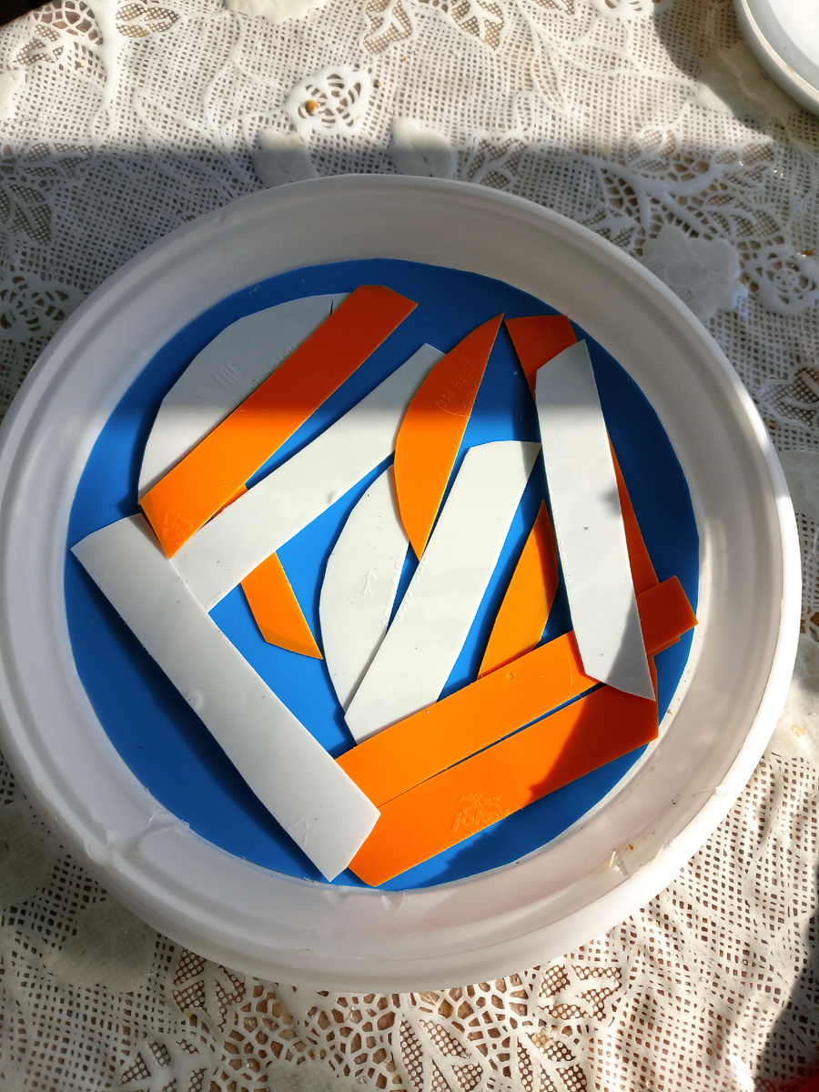 Основа - одноразовая тарелка ! 