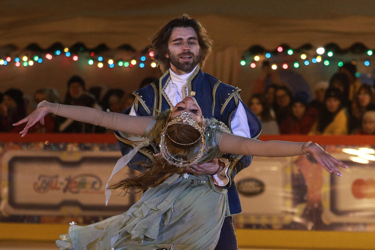    Петр Чернышев в шоу с Татьяной Навкой. © Bulkin Sergey/globallookpress.com