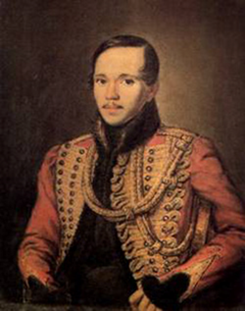 Self-portrait of Lermontov.