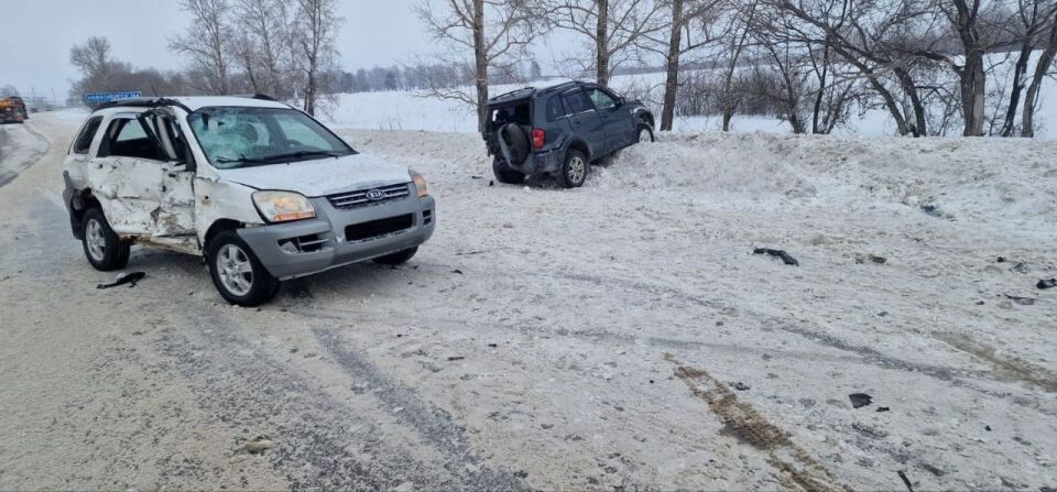    ДТП в Первомайском районе. Источник: t.me/gibdd22