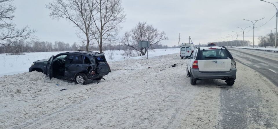    ДТП в Первомайском районе. Источник: t.me/gibdd22