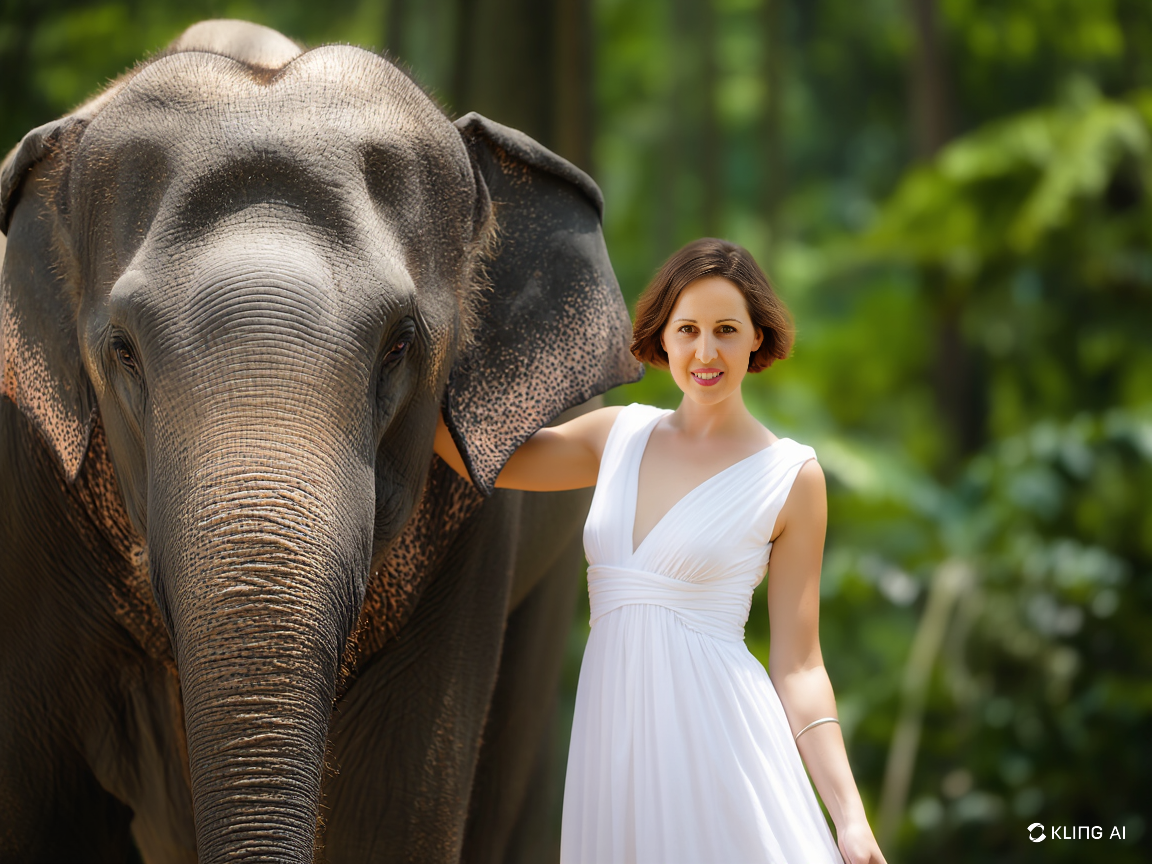 Фото со слоном создано с помощью нейросети