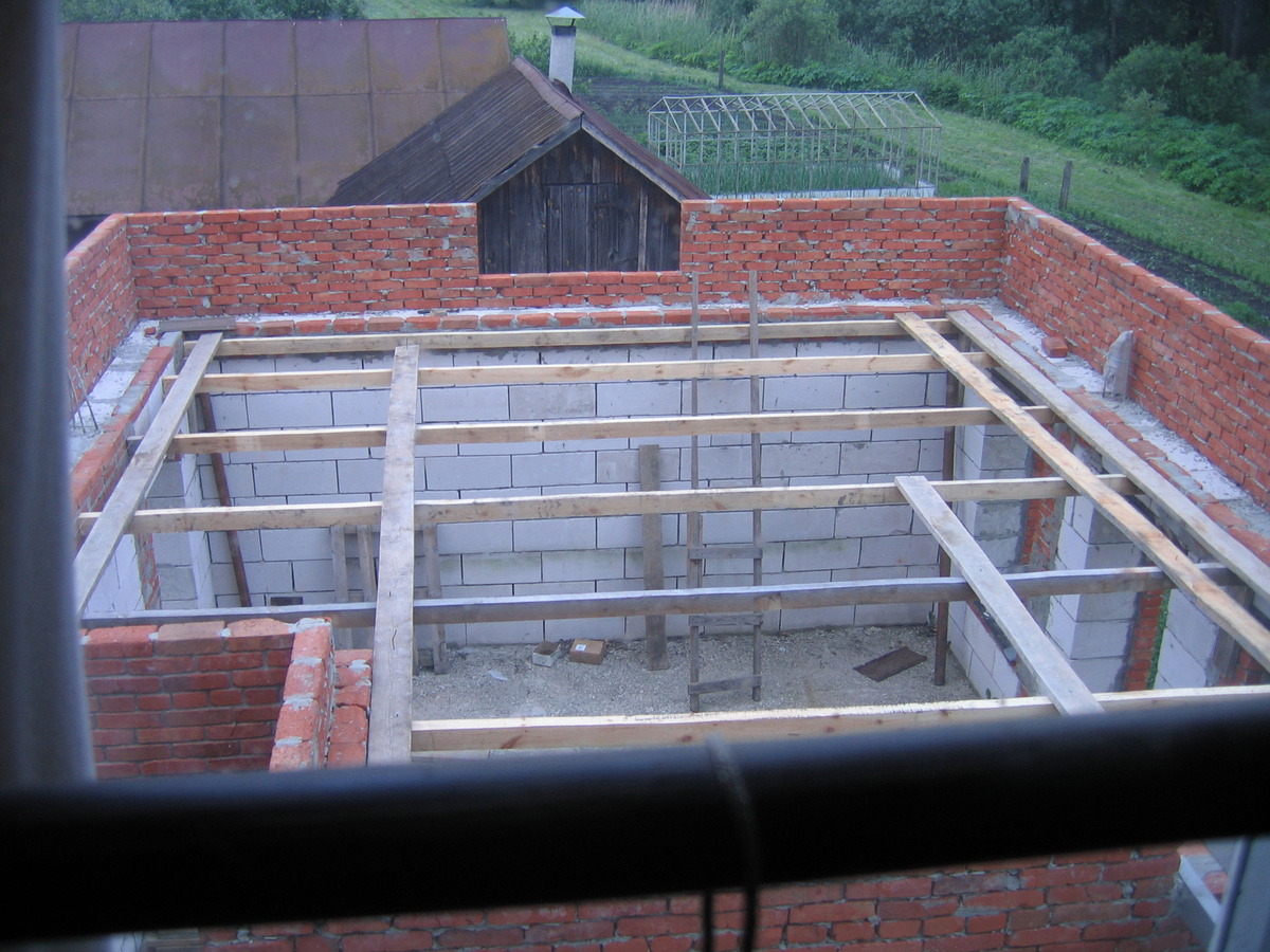 разложены балки