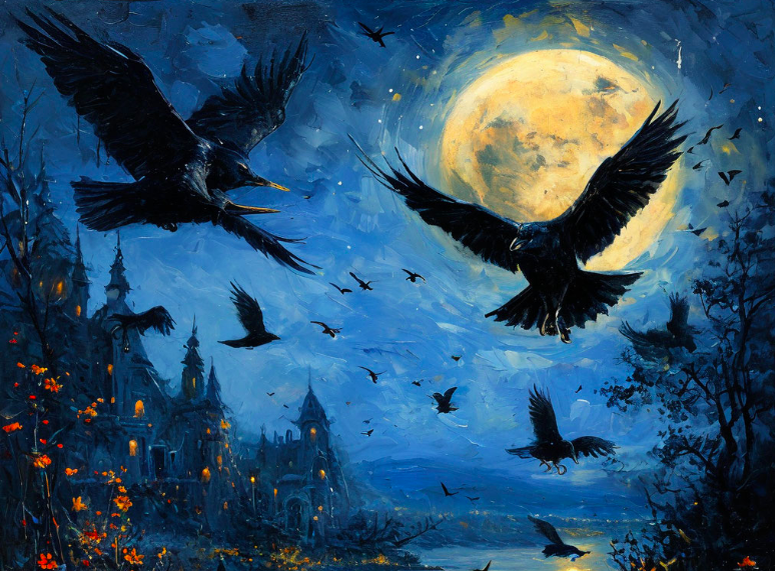 Черные птицы