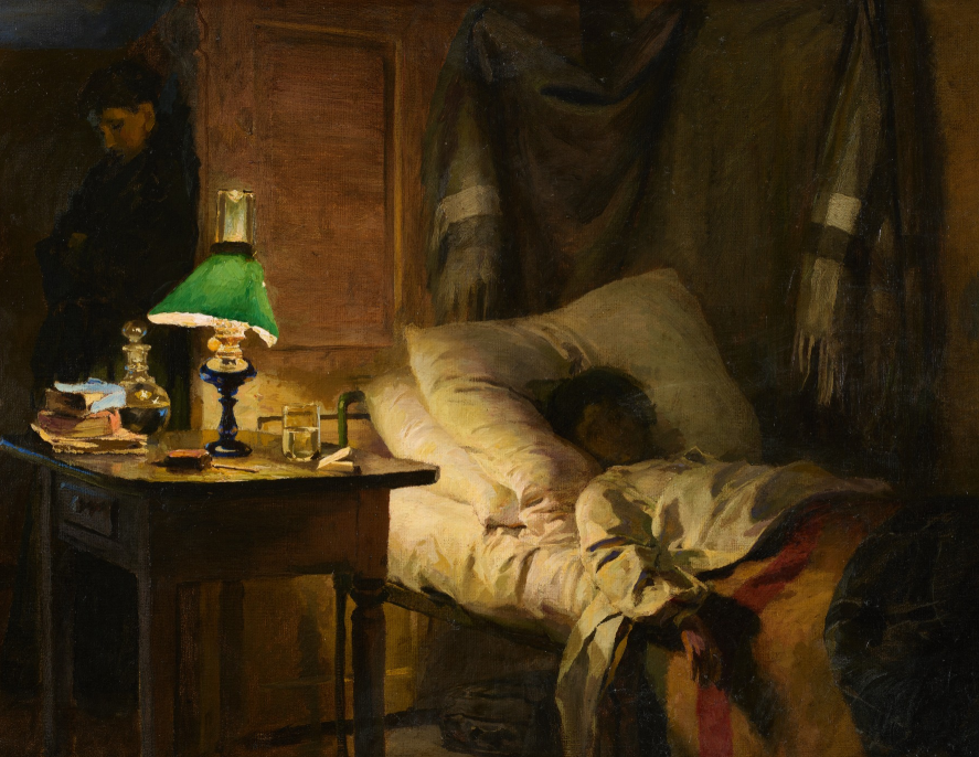 Картина Поленова В.Д. «Больная», 1886г.