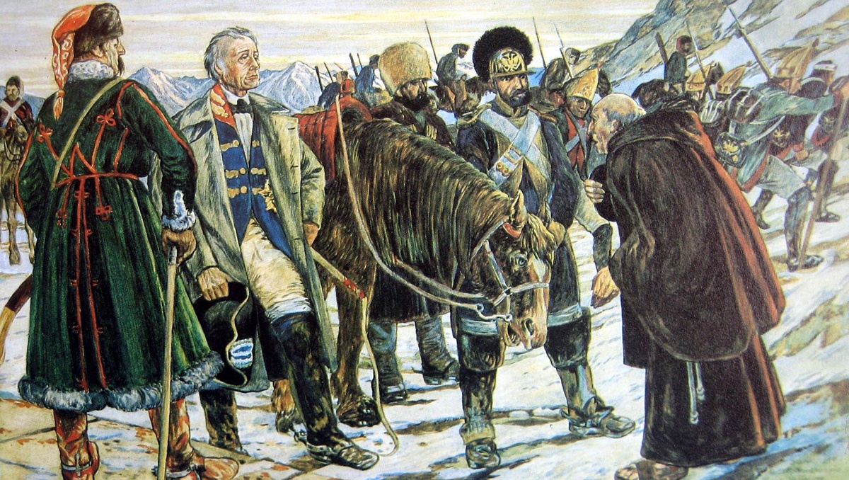 Суоворов и солдаты