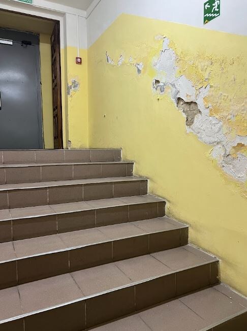 Последствия от Сырости поднимающейся из земли при отсутствии горизонтальной гидроизоляции 