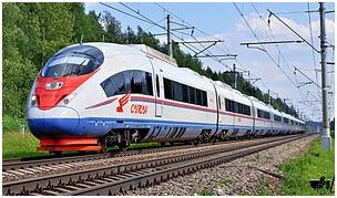 Скоростной электропоезд Сапсан. 2010 год