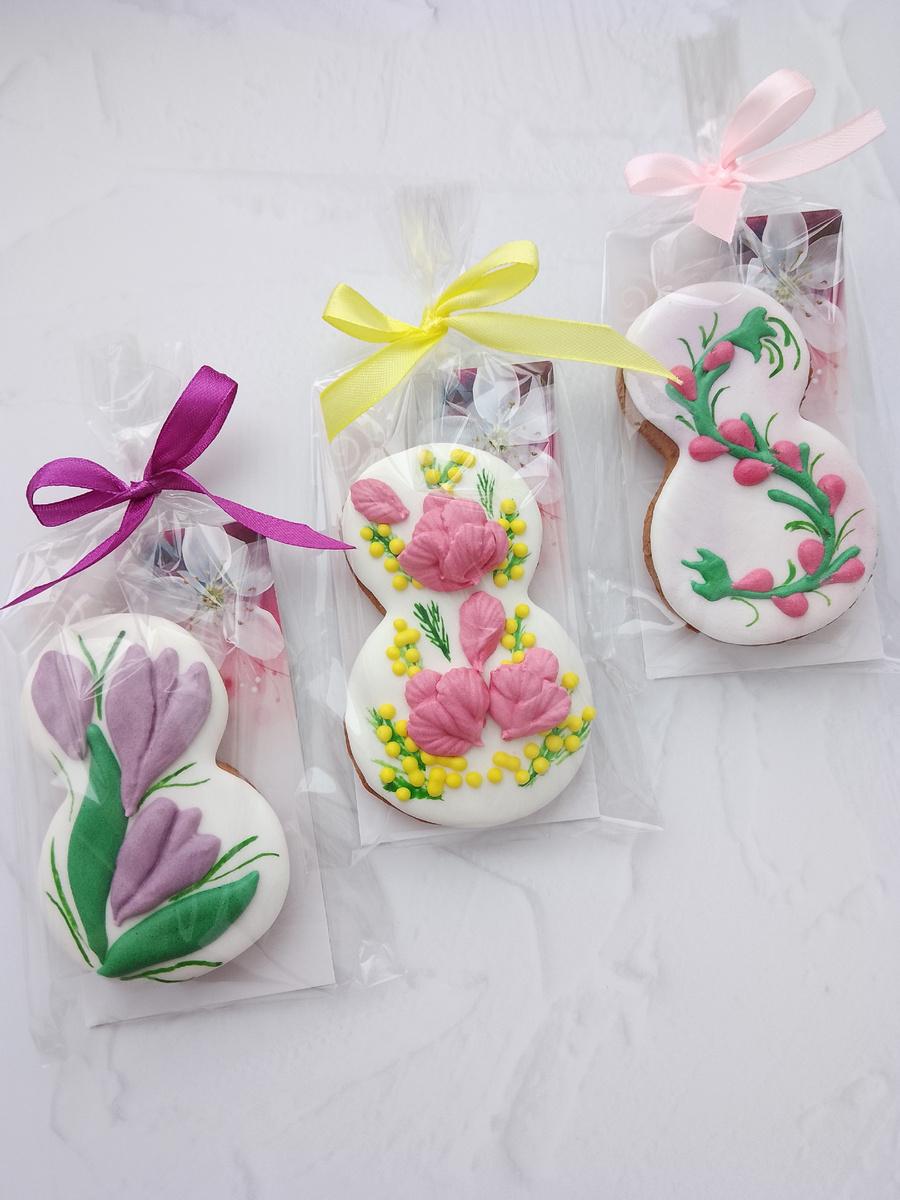 Штучные пряники - восьмерки.