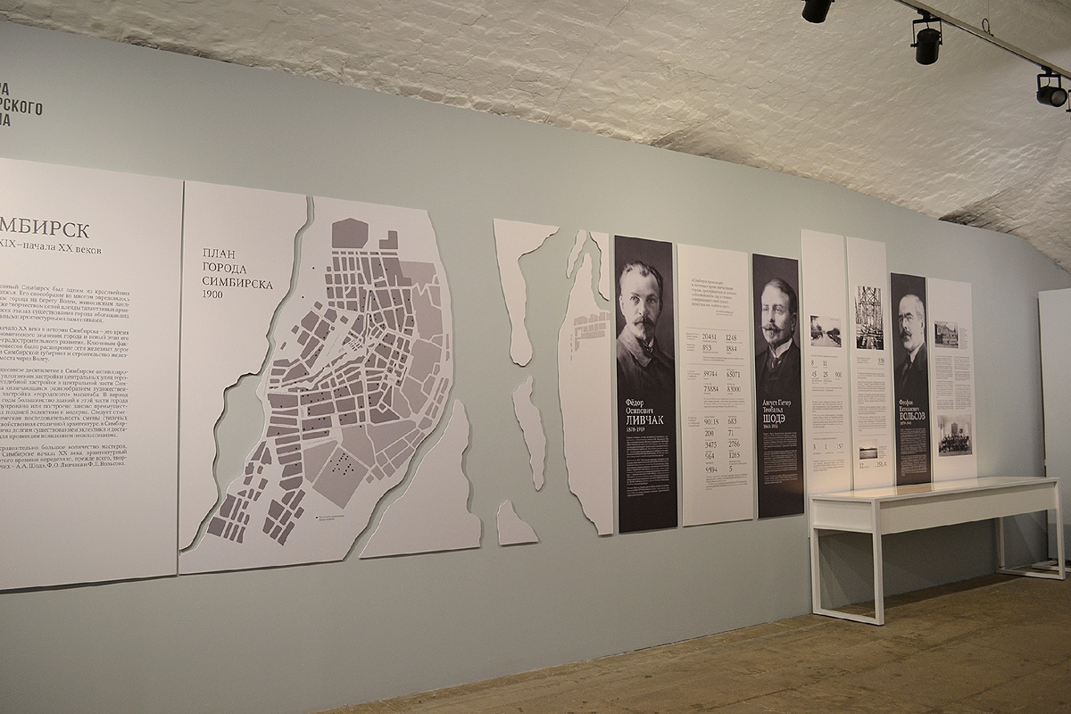 Москва. Государственный музей архитектуры им. Щусева. Экспозиция "Мастера симбирского модерна". Фото автора  