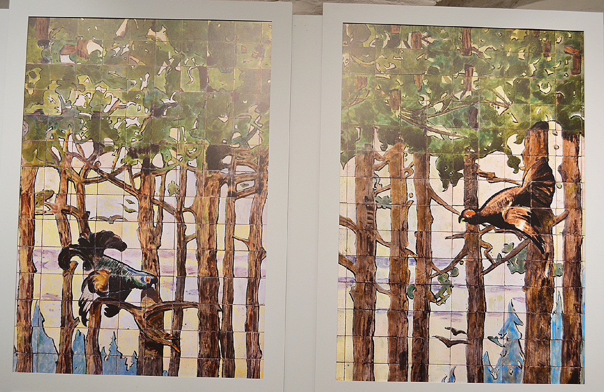 Панно в стиле модерн для одного из зданий Симбирска. Фото автора